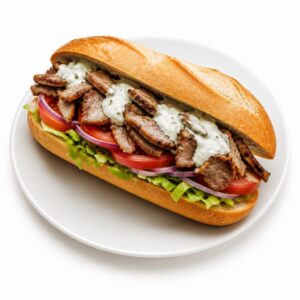 Baguette mit Gyros