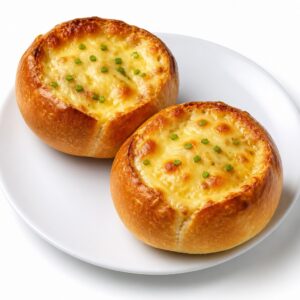 Gefüllte Brötchen mit Käse