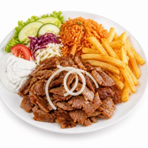 Gyros-Teller "nach Art des Hauses"