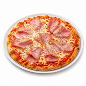 Pizza mit Kochschinken